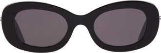 Bulgari Grey Oval Ladies Sunglasses BV40039I 01A 50