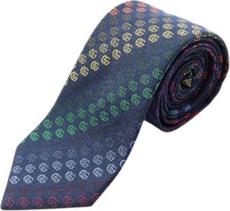 Gucci Pre-owned Silk Tie - Heren - Vintage Accessoires - Veelkleurig - ONE Size - Vintage