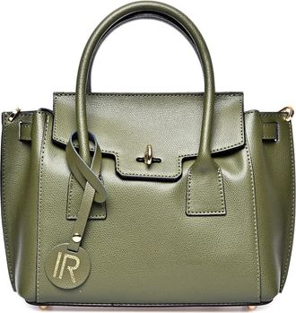 Isabella Rhea Groen Rundleer Tas