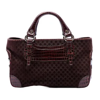Celine Pre-owned Celine Macadam Suede Boogie Handbag Ladies PFDT1IKNXMMZXLTW