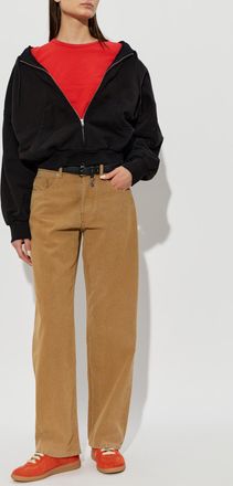 Maison Margiela Sweatshirt With Vintage Effect, Womens, Black