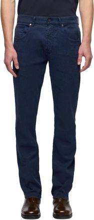 7 For All Mankind The Straight Leg Twill Pants in Ocean at Nordstrom, Size 32