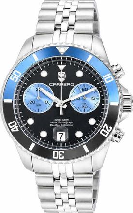 Torino Carrero Deepmar Chronograph Quartz Black Dial Mens Watch C1S6644-BKLBU
