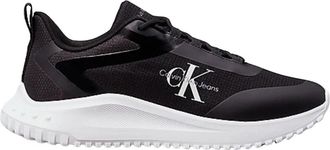 Calvin Klein EVA Runner Low Lace Sneakers - Heren - Sneakers - Zwart - 44 EU - Polyester - Schoenen