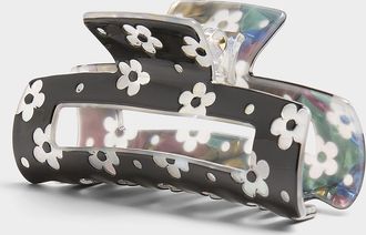 Simons Womens Iridescent flower clip