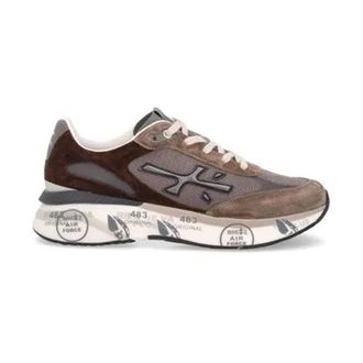 Premiata Sneakers in pelle scamosciata e tessuto - - Shoes - Uomo - Marrone - 42 EU