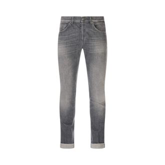 Dondup Slim-fit Jeans, male, Gray, Size: W36 George Jeans
