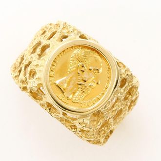 C&A Yellow Gold Yellow Gold (10K) Yellow Gold (14K) Band Ring (Pre-Owned)
