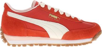 Puma Womens Easy Rider Lovers Lace Up Sneakers Shoes Casual - Red, Red, 5 UK