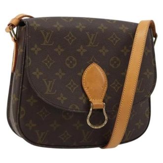 Louis Vuitton Pre-owned Cross Body Bags, female, Brown, Size: ONE SIZE Pre-owned Saint Cloud Shoulder Bag