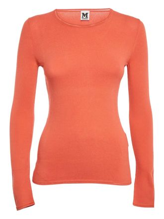 Missoni Top met ronde hals en lange mouwen - Oranje