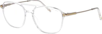 Tom Ford FT5874-B Crystal Injected Eyeglasses - Crystal