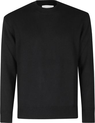 Paolo Pecora Girocollo Rasata - - Knitwear - Uomo - Nero - XL