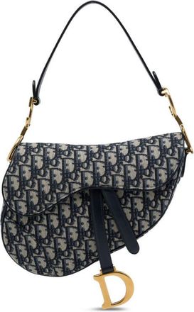 Dior Pre-owned Dior Oblique Canvas Saddle Bag Ladies HL6XT5EN4KQ3I538