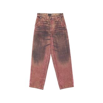 Haikure Washed-effect Hammer-loop Jeans