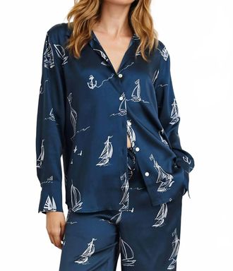 Rails Ledger Shirt In Sailboats