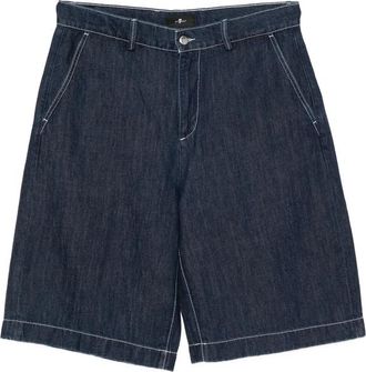 7 For All Mankind Contrast-stitch Shorts