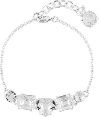 Les N&eacute;r&eacute;ides La Diamantine Crystal Stone Silver Bracelet