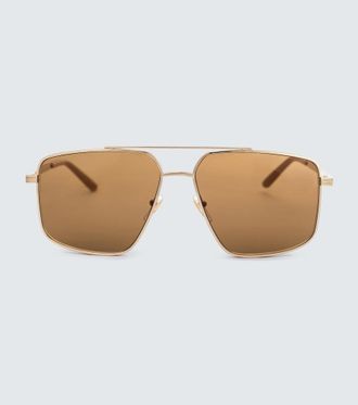 Gucci Metal aviator sunglasses