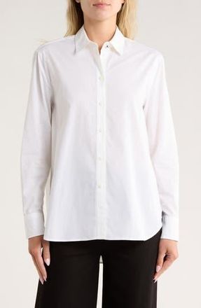 Rag & Bone Monty Oversize Button-Up Shirt in White at Nordstrom Rack, Size X-Small