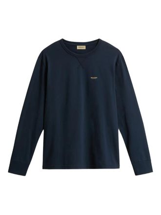 Woolrich T-shirt met ronde hals - Blauw