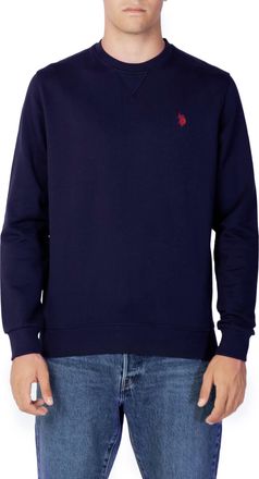 U.S.Polo Association Mens Blue Sweatshirt Cotton - Size X-Large