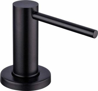 OEM Dispensador De Jab&oacute;n Negro De 500 Ml Para Fregadero De Cocina