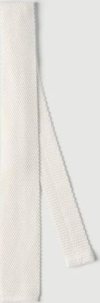 Brunello Cucinelli Silk knit tie in White at Nordstrom