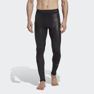 adidas adidas Performance Mens Techfit Control x RHEON Full-Length Leggings - Black Recycled Material - Size X-Small