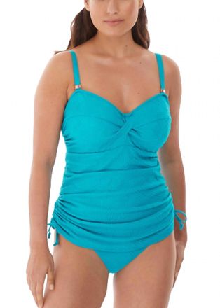 Fantasie Ottawa Underwire Twist Tankini Top In Aqua