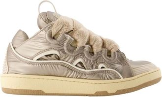 Lanvin Schoenen, Dames, Beige, 37 EU, Curb Sneakers
