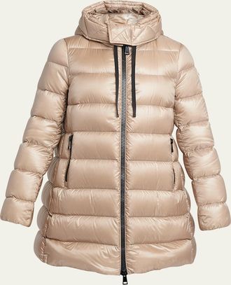 Moncler Suyen Down Quilted Nylon Hooded Parka
