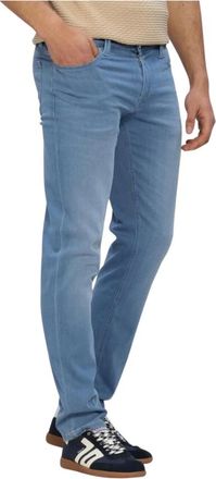 Alberto Alberto, Heren, Jeans, Blauw, Maat: W33 L32 Leer