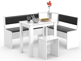 ebuy24 Vcm Rinc&oacute;n Banco Grupo Asiento Comedor Grupo Banco Taburete Esal Mini (blanco)