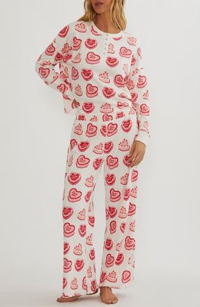 Beach Riot Pacific Pajamas in Sweet Treat at Nordstrom, Size X-Small
