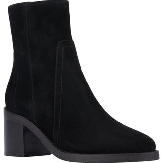 Aquatalia Janela Weatherproof Short Boot in Black Suede at Nordstrom Rack, Size 8.5