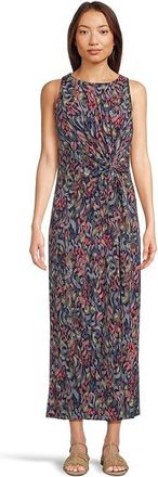 Tommy Bahama Jasmina Sunlit Seas Maxi Dress Womens Dress Coastline : LG (US 12-14), Polyester/Spandex
