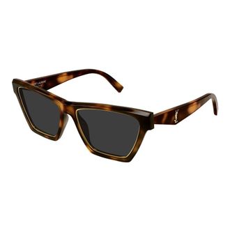 Saint Laurent Accessoires, Dames, Bruin, ONE Size, Zonnebrillen