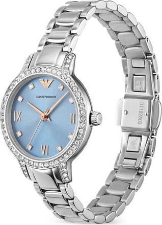 Emporio Armani Modello in acciaio inossidabile 32mm - Blu