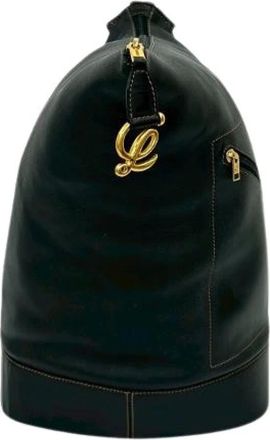 Loewe Pre-owned Backpacks, male, Black, Size: ONE SIZE Pre-owned Leather Backpack