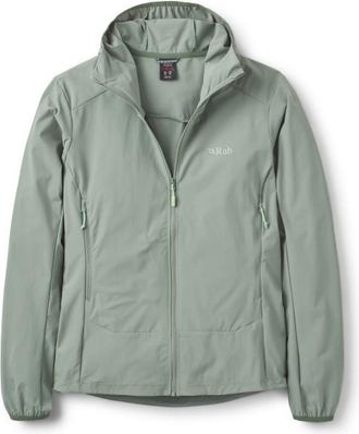 RAB Borealis Hoody Softshelljacke f&uuml;r Damen | grau