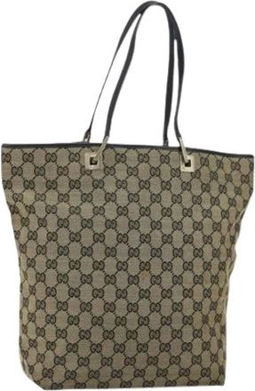 Gucci Pre-owned Tote Bags, female, Blue, Size: ONE SIZE Pre-owned Vintage Tote Bag
