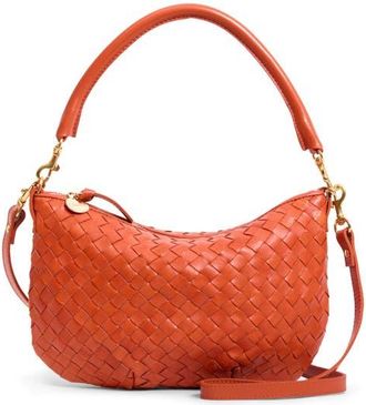 Clare Vivier Medium Petit Moyen Woven Leather Messenger Bag in Saltillo at Nordstrom