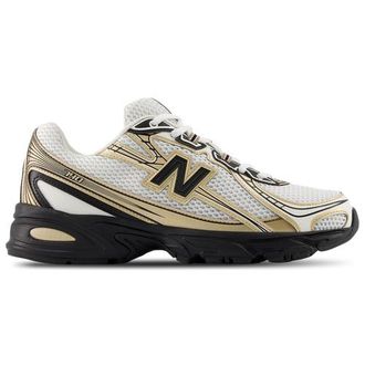 New Balance Mens 740 - Running Shoes White/Black/Gold Size 10.0