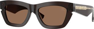 Burberry Brown Cat Eye Ladies Sunglasses BE4454F 411673 51