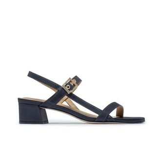 Bernardo Jinji Low Heel Sandal in Navy at Nordstrom, Size 9.5