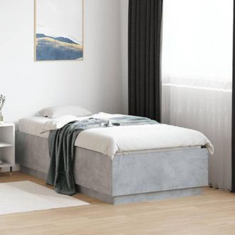 vidaXL Giroletto Grigio Cemento 90x190 cm in Legno Multistrato - Vidaxl