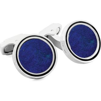 Thompson White Bronze Cuff Links in Silver at Nordstrom