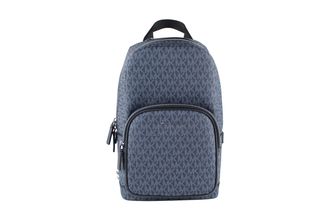 Michael Kors Cooper Medium Signature PVC Schoudertas Slingpack