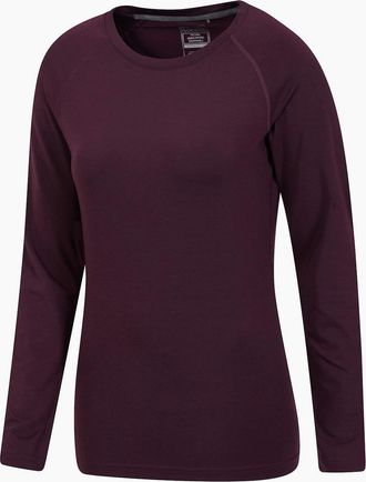 Mountain Warehouse Womens Mountain Warehouse Womens/Ladies Quick Dry Long-Sleeved Top - Purple - Size: 20